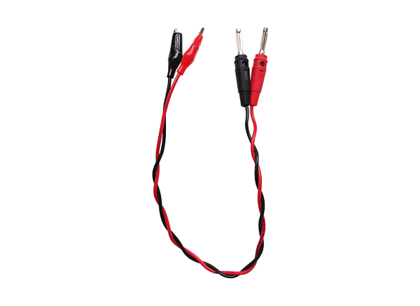 Banana -alligator clip cable